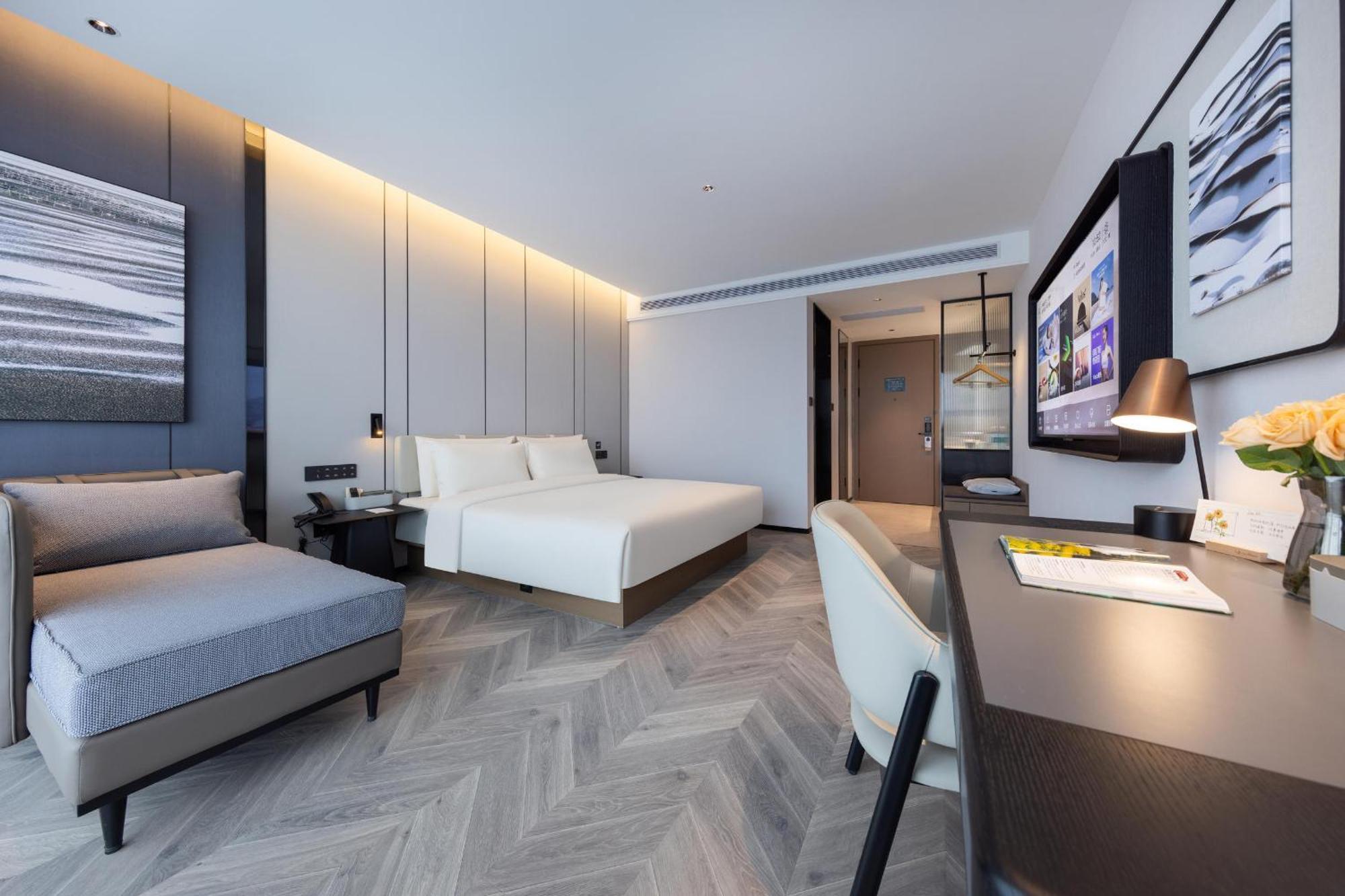 Atour Hotel Wuhan Chuhe Han Street Hongshan Plaza Zewnętrze zdjęcie
